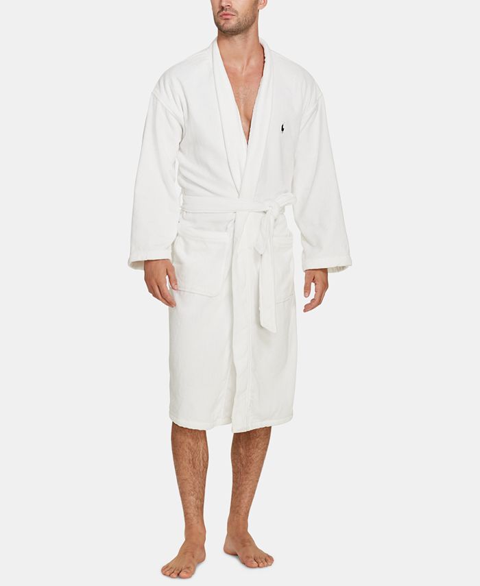 Polo Ralph Lauren Men's Big & Tall Shawl Cotton Robe - Macy's
