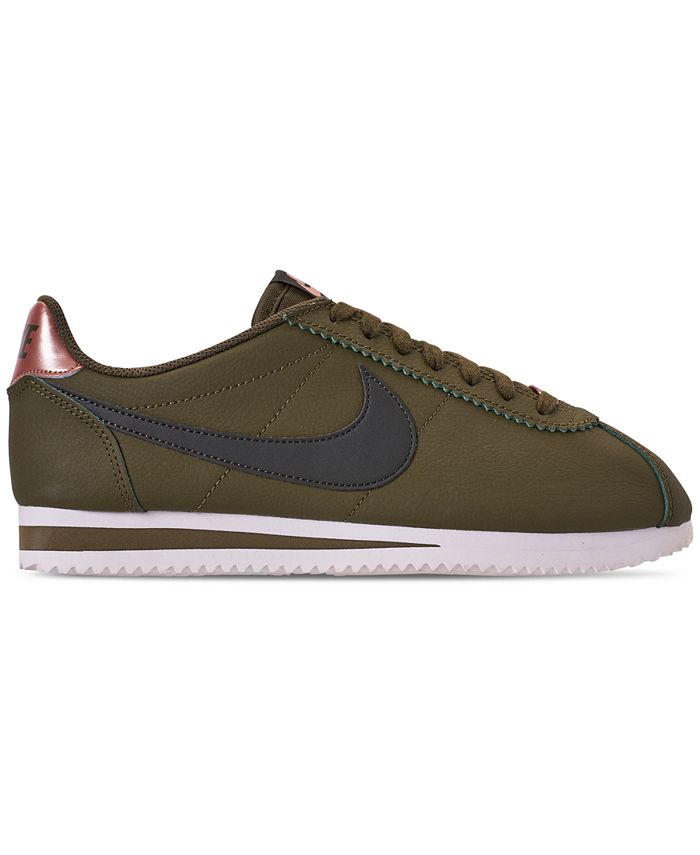 women's classic cortez leather casual sneakers