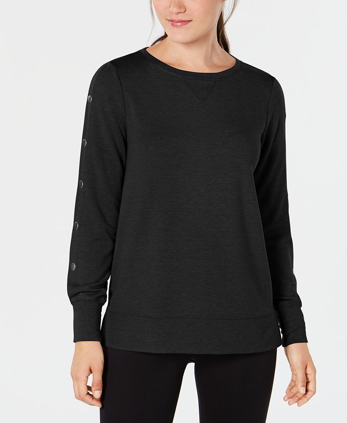 Ideology Snap-Sleeve Top, Created for Macy's - Macy's