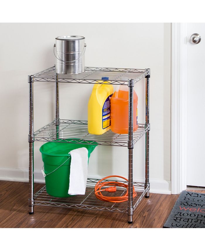 Honey Can Do 3tier Chrome Shelving Unit Macy's