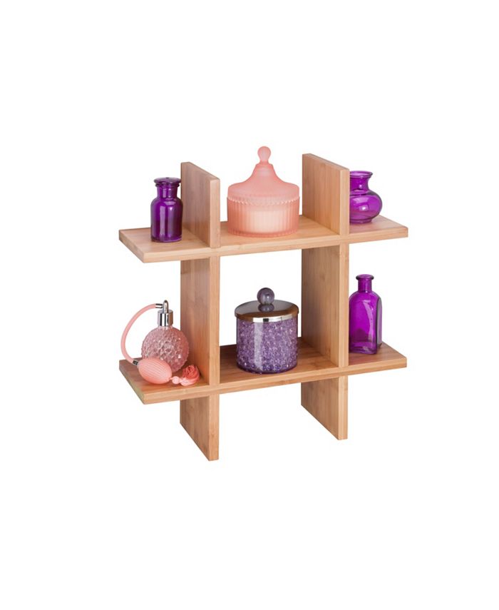 Honey Can Do Bamboo Grid Shaped Wall Shelf Macy's