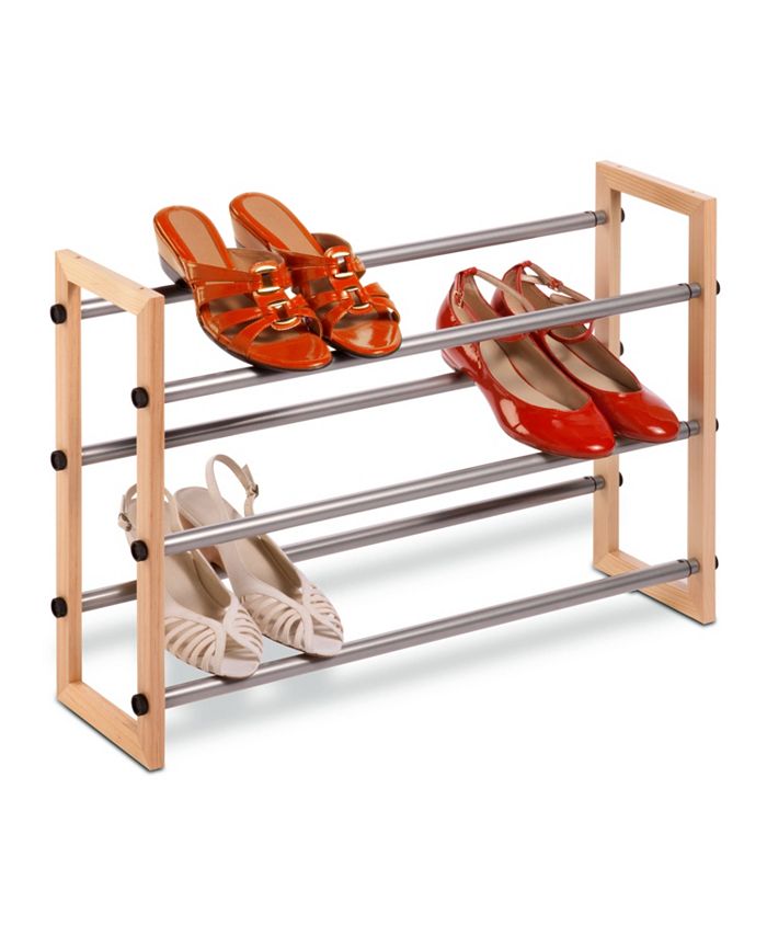 Honey Can Do 3-Tier Expandable Shoe Rack & Reviews - Cleaning ...