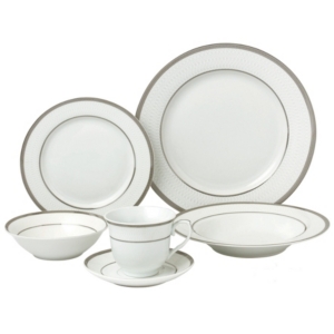 Lorren Home Trends Ashley 24-pc. Dinnerware Set, Service For 4 In Gold