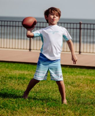 Laguna Toddler Boys Summer Stripe Swim Trunks 