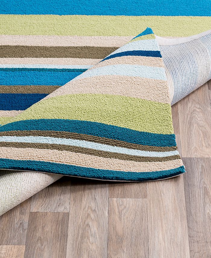 Surya Rain RAI1208 Lime 5' x 8' Area Rug, Indoor/Outdoor Macy's