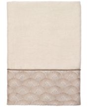 HOTEL BALFOUR COTTON BEIGE,CREAM,IVORY STRIPE BATH,HAND TOWEL,FINGER TIP  -TURKEY