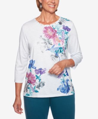 Alfred Dunner - Hummingbird Print Top