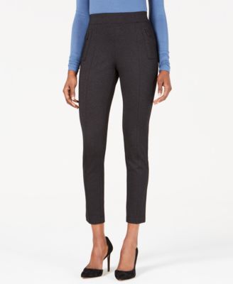Anne Klein - Zipper Compression Pants