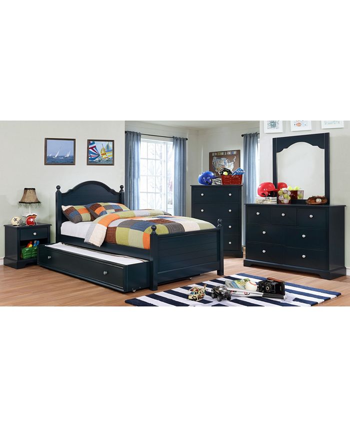 Furniture Poppy Transitional Twin Bed Macy's