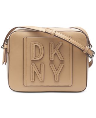 dkny tilly stacked logo camera bag