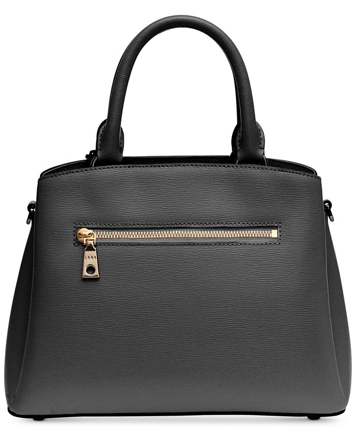 DKNY Paige Sutton Leather Studded Satchel, Created for Macy's - Macy's