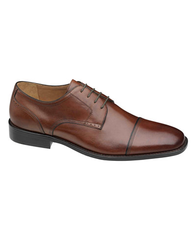 Johnston & Murphy Knowland Cap Toe Lace-Up Shoes