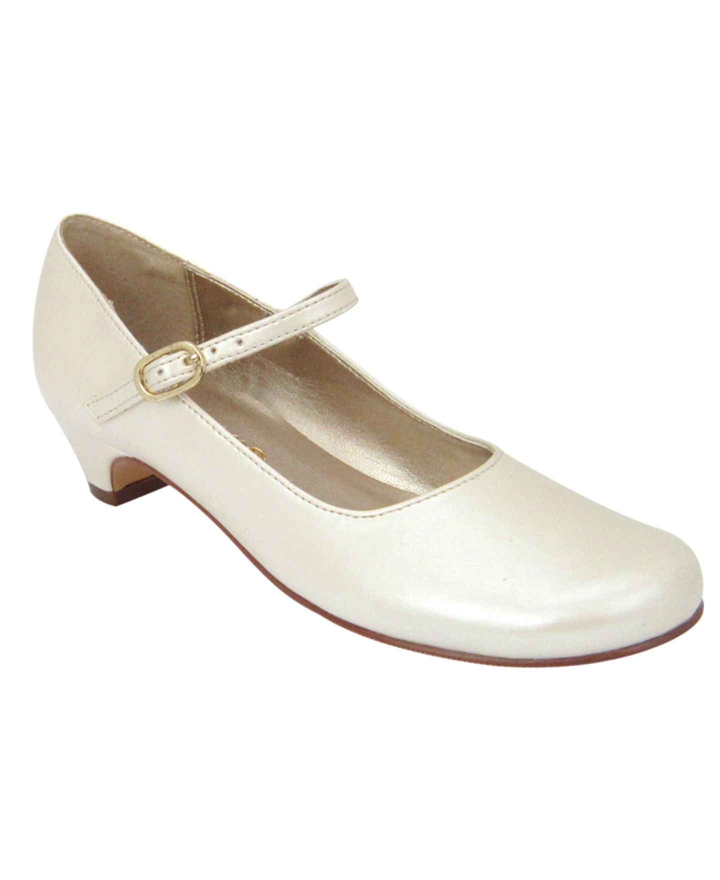 Туфли Nina Seeley Mary-Jane Dress Shoes для девочек, цвет: Костяной жемчужный — фото 1