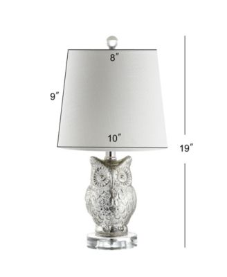 Night Owl Glass, Crystal Led Table Lamp