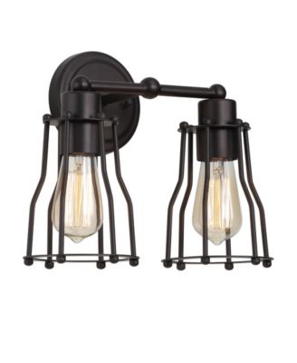 Evelyn 2-Light Metal Vanity Light
