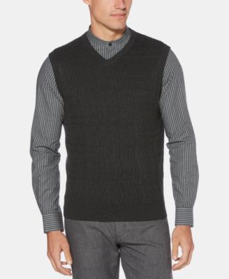 Perry Ellis - Men's Textured Sweater Vest
