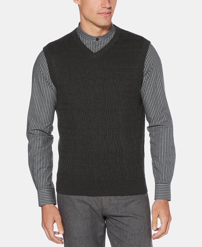Perry ellis sweater vest hot sale
