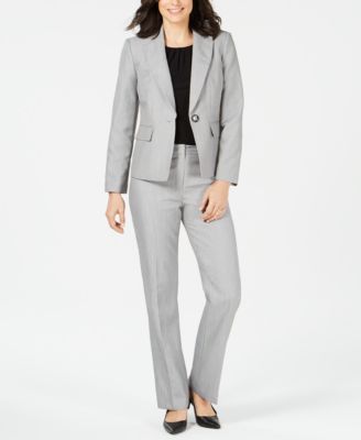 Le Suit - Single-Button Blazer Pantsuit