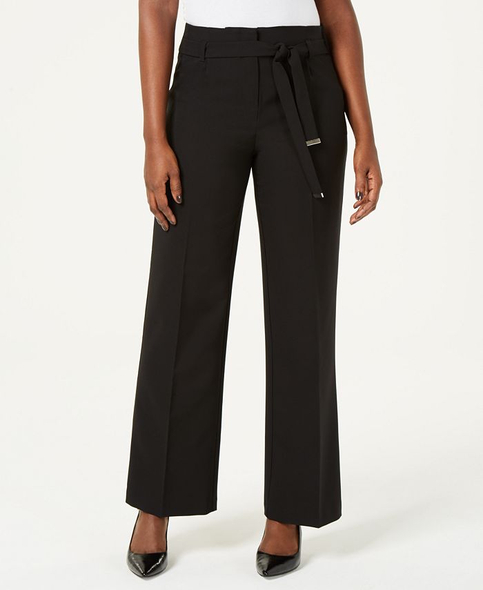 JM Collection TieFront WideLeg Pants, Created for Macy's Macy's