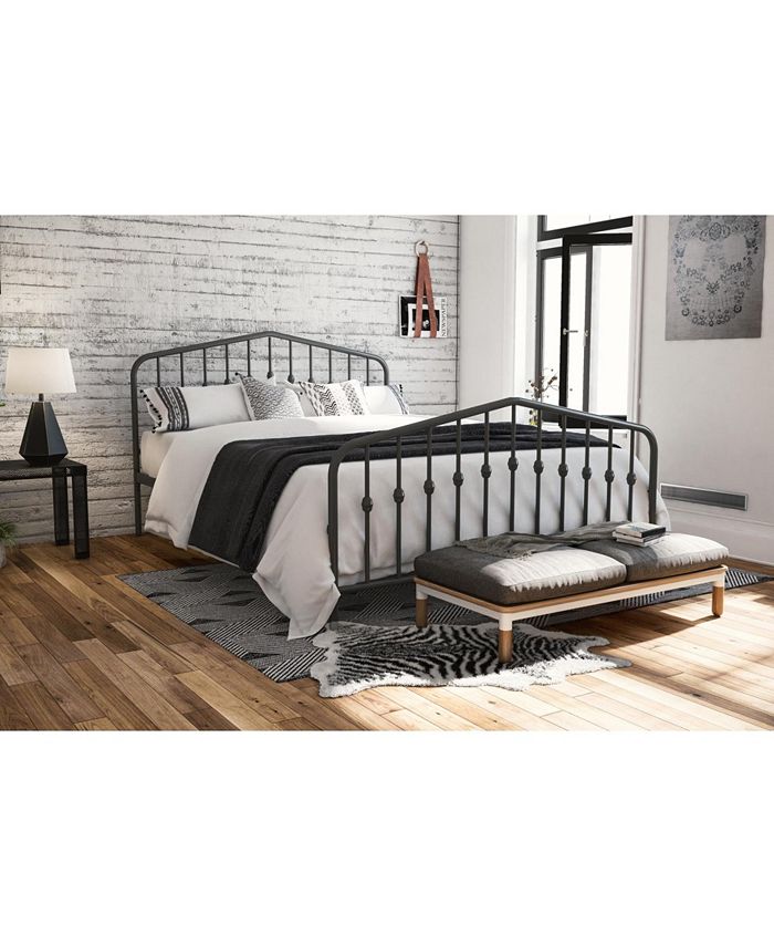 Novogratz Collection Novogratz Bushwick Queen Metal Bed Macy's