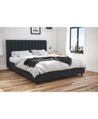 Novogratz Collection Novogratz Brittany Upholstered Full Bed - Macy's