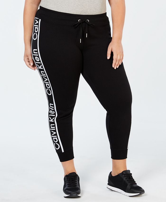 calvin klein plus size joggers