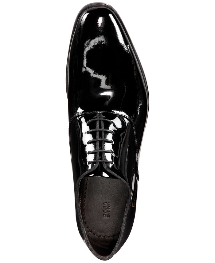 Hugo Boss BOSS Men's High Line Patent Leather Oxfords - Macy's