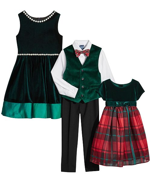 Good Lad Rare Editions Nautica Girls And Boys Holiday Dresses