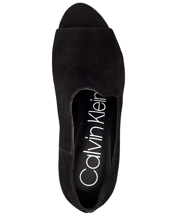 calvin klein women's nastassia ankle booties