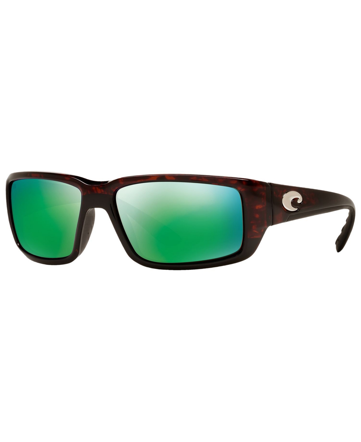 Costa Del Mar Men's Polarized Sunglasses, Fantail In Tortoise,green Mirror