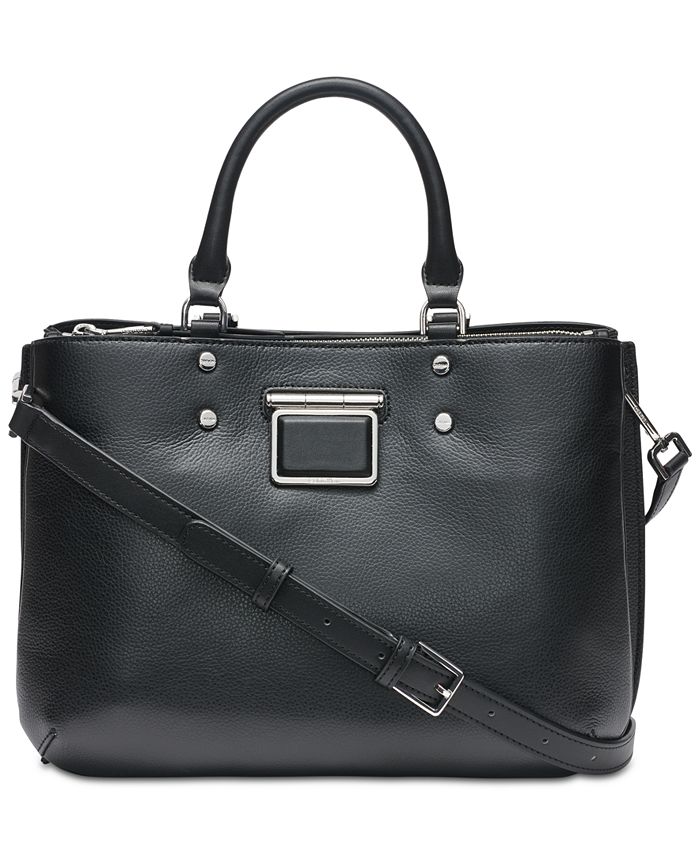 Calvin Klein Dani Leather Satchel Macy s