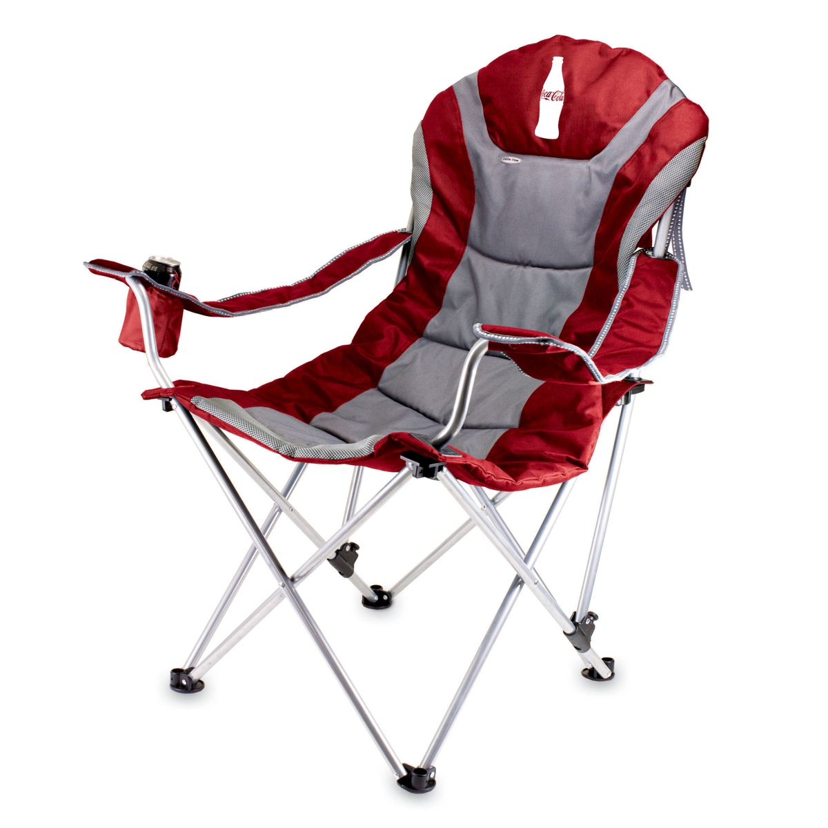 by Picnic Time Coca-Cola Reclining Camp Chair - Red