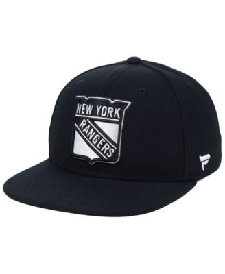 black new york rangers hat