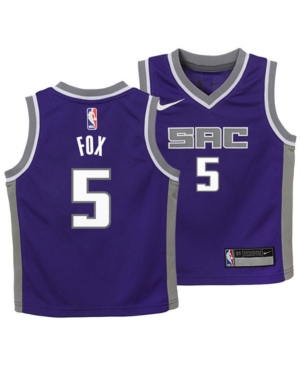Nike DeAaron Fox Sacramento Kings Icon Replica Jersey, Toddler Boys (2T-4T)