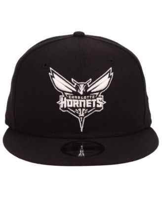 Charlotte Hornets Black White 9FIFTY Snapback Cap