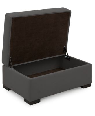 Furniture - Astra 36" Fabric Storage Ottoman