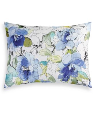 Charter Club Closeout! Sketch Floral Cotton 300 Thread Count 3-Pc. King Duvet Cover Set, Created for Macy's 