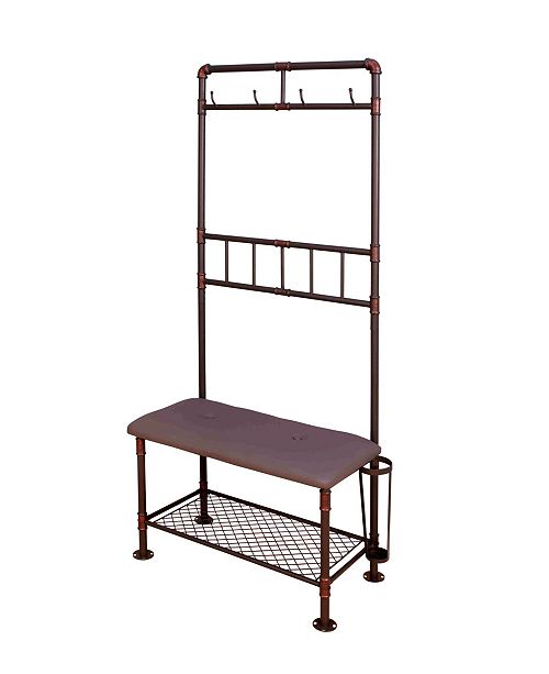 Furniture Of America Gee Industrial Small Hallway Bench Reviews