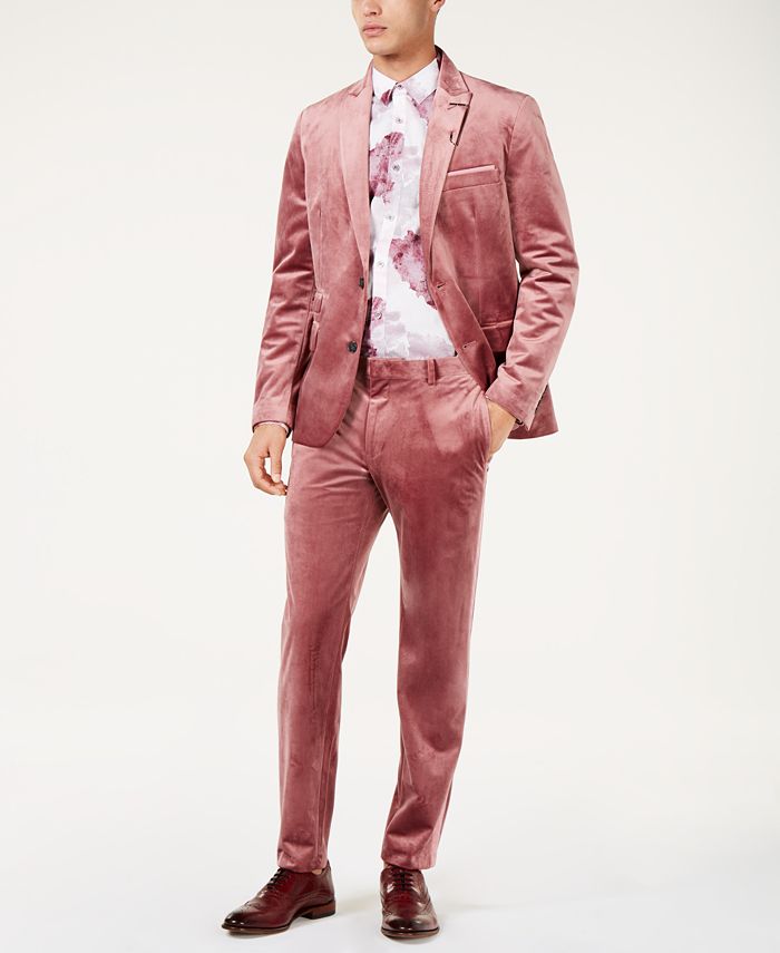 INC International Concepts INC Men's SlimFit Velvet Pants, Created for Macy's Macy's