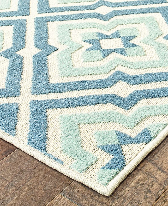 Oriental Weavers Barbados 1801 9'10" x 12'10" Indoor/Outdoor Area Rug