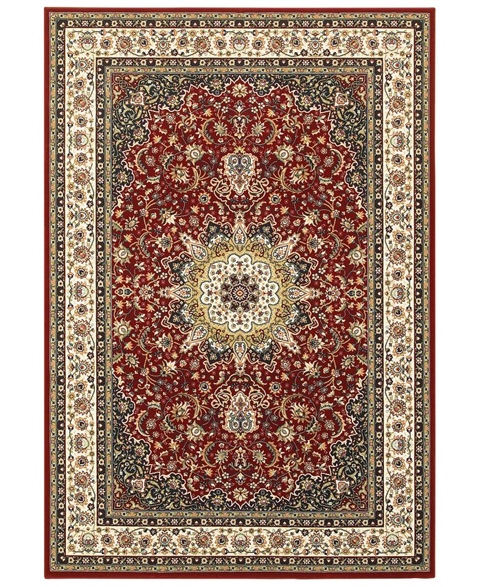 Oriental Weavers - Kashan 119N Red/Ivory 1'10" x 3' Area Rug