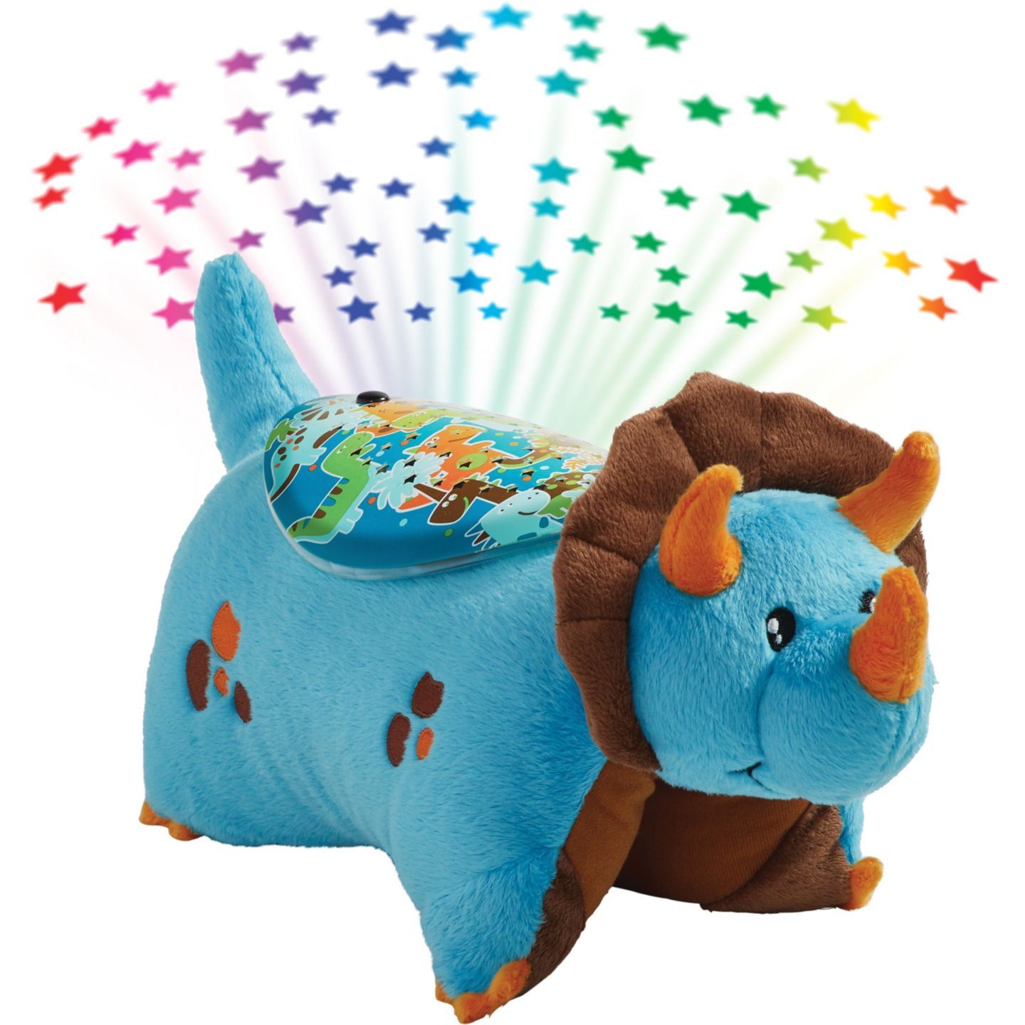 Детская мягкая игрушка Pillow Pets Dinosaur Plush Sleeptime Lite — фото 1