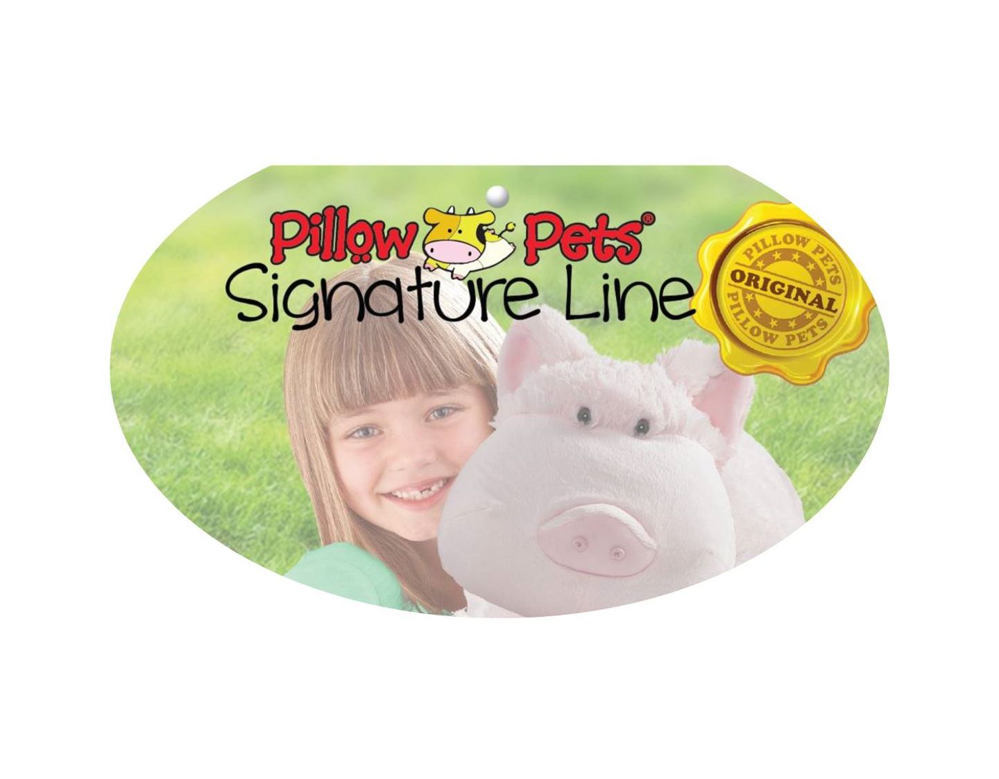 Детская мягкая игрушка Pillow Pets Signature Wiggly Pig 18" Plush — фото 6