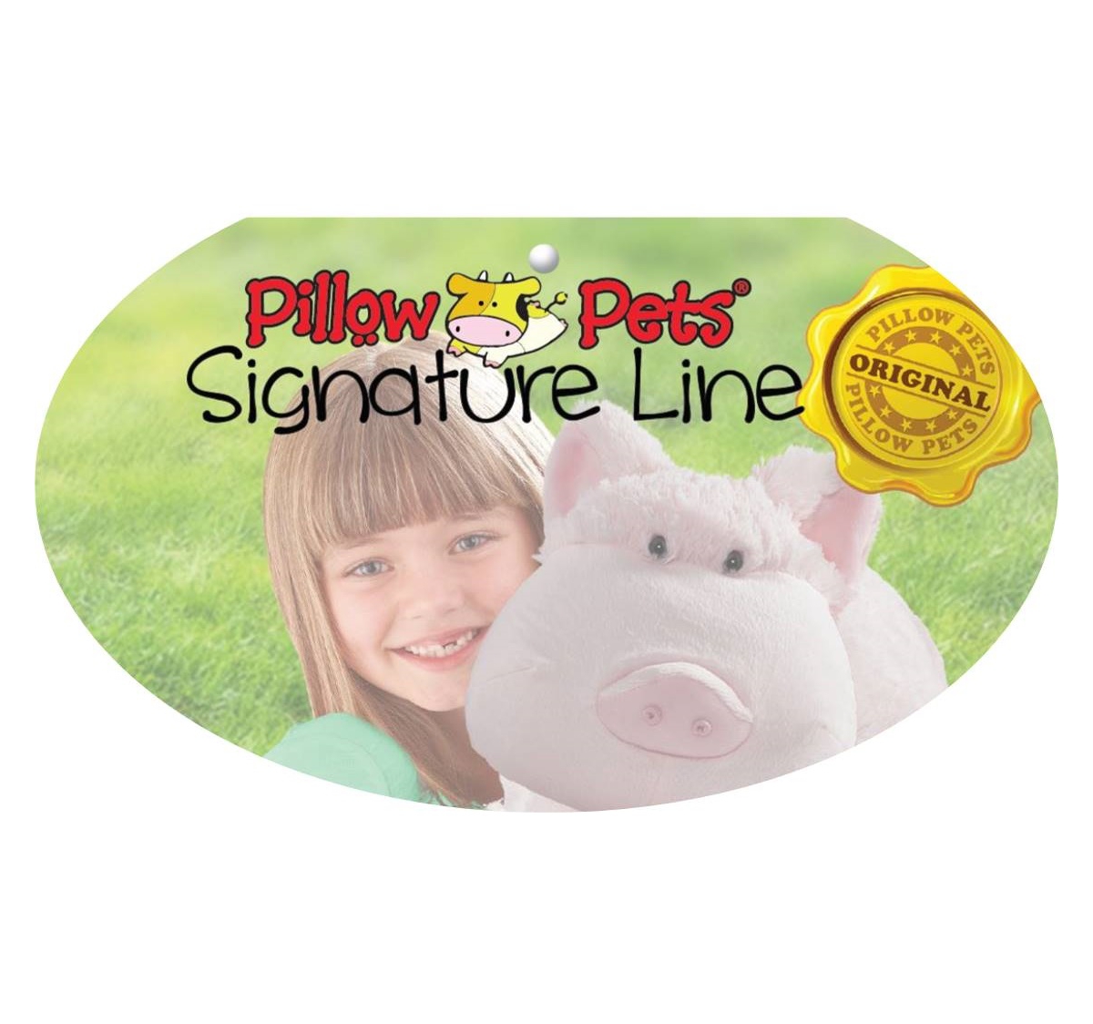Pillow Pets Signature Wiggly Pig Stuffed Animal Plush Toy In Pink