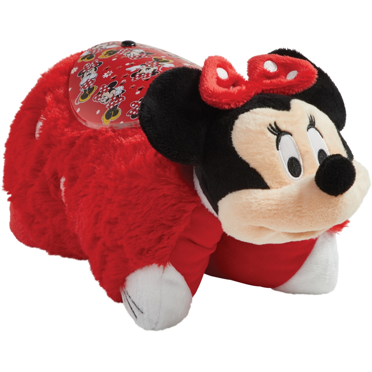 Shop Pillow Pets Disney Rockin The Dots Minnie Sleeptime Lite In Medium Red