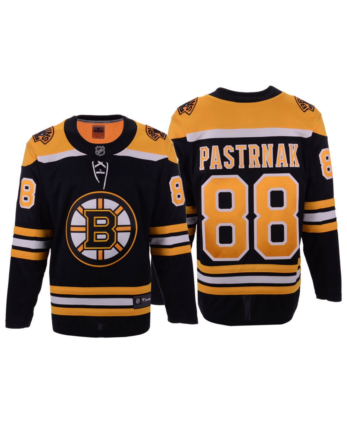 Men's David Pastrnak Boston Bruins Breakaway Player Jersey - Black