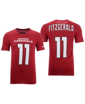 Nike Men's Larry Fitzgerald Arizona Cardinals Pride Name and Number Wordmark T-Shirt