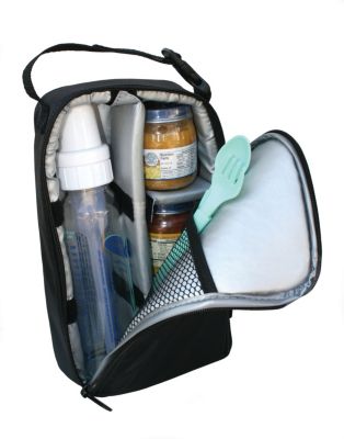 J.l. Childress Pack N Protect Cooler Bag for Glass Bottles and Containers - Black