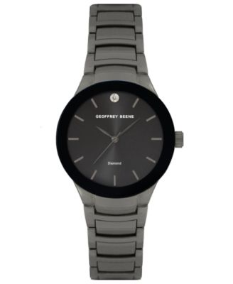 Geoffrey beene watch black diamond sale