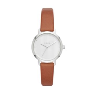 DKNY Women's Modernist Tan Leather Strap Watch 32mm, Created for Macy's ...
